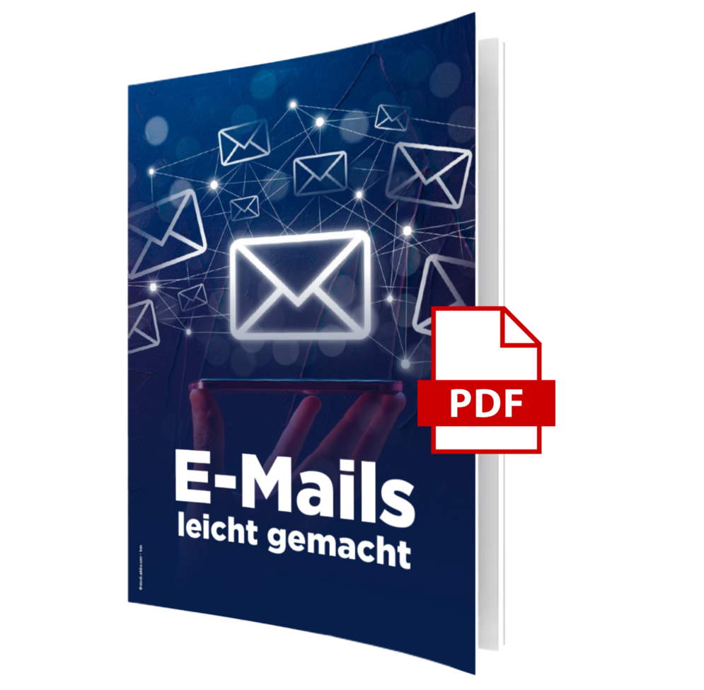 Cover des PDF-Reports: E-Mails leicht gemacht